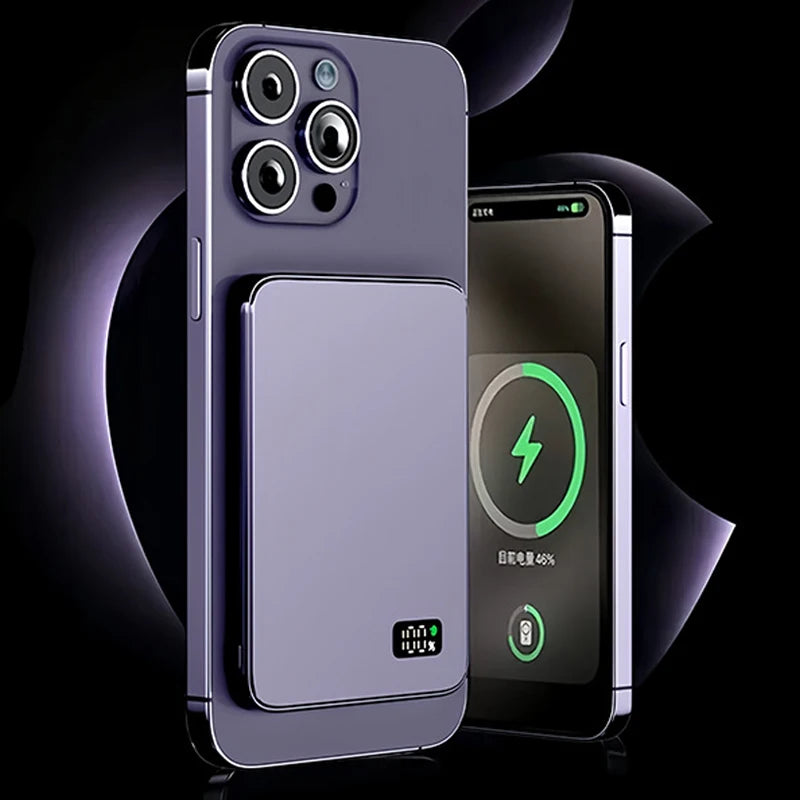 UltraSlim Fast Charging Power Bank – Wireless & USB-C