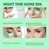 Water Ice Levin Seaweed Eye Mask - Firming Gel Patches for Dark Circles, Puffiness & Anti-Aging
