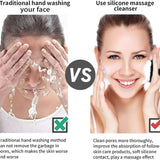 Gentle Silicone Facial Cleansing Brush – Non-Electric, Deep Cleanse & Exfoliation Tool for All Skin Types